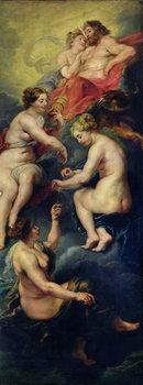 Reproducción de arte The Medici Cycle: The Three Fates Foretelling the Future of Marie de Medici