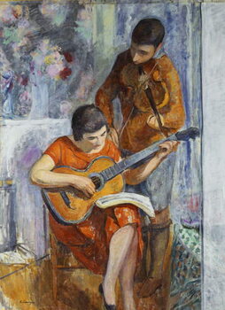 Festmény reprodukció The Musicians; Les musiciens, c.1930