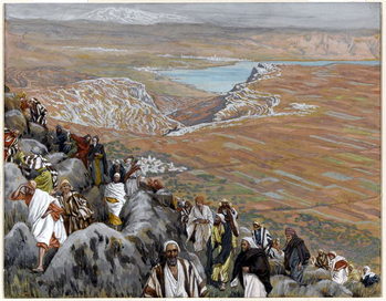 Reproducción de arte The People Seek Christ to Make him King, illustration for 'The Life of Christ', c.1886-94