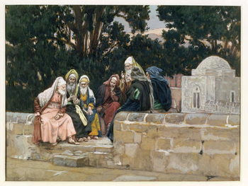 Reproducción de arte The Pharisees and the Herodians, illustration for 'The Life of Christ', c.1886-96