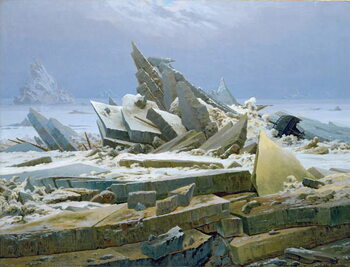 Konsttryck The Polar Sea, 1824