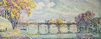 Kunstdruk The Pont des Arts, 1928