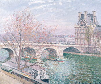 Kunstdruk The Pont-Royal and the Pavillon de Flore, 1903 (oil on canvas