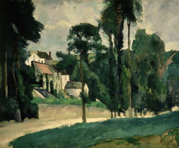 Kunsttryk The Road at Pontoise, 1875