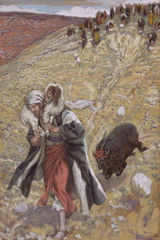 Reproducción de arte The Scapegoat, illustration for 'The Life of Christ', c.1886-94