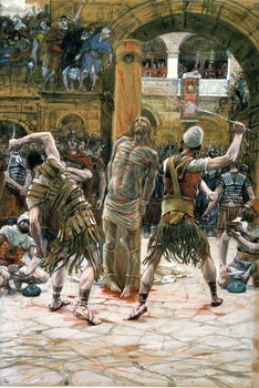 Reproducción de arte The Scourging, illustration for 'The Life of Christ', c.1884-96