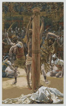 Reproducción de arte The Scourging on the Back, illustration from 'The Life of Our Lord Jesus Christ', 1886-94