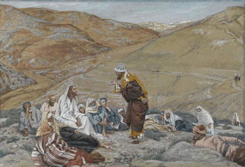 Kunstdruk The Scribe Stood to Tempt Jesus