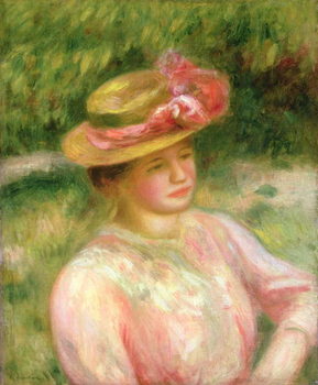 Festmény reprodukció The Straw Hat, 1895