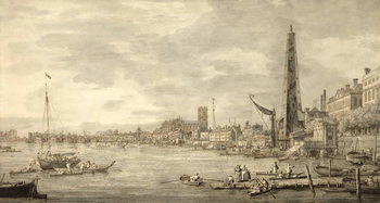 Reproduction de Tableau The Thames Looking towards Westminster