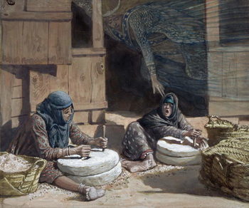 Reproducción de arte The Two Women at the Mill, illustration for 'The Life of Christ', c.1886-94