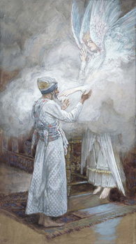 Reproducción de arte The Vision of Zacharias, illustration for 'The Life of Christ', c.1886-94