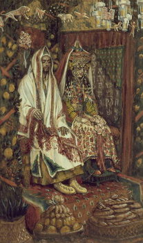 Reproducción de arte The Wedding at Cana, illustration for 'The Life of Christ', c.1886-96