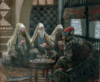 Reproducción de arte The Wise Men and Herod, illustration for 'The Life of Christ', c.1886-94
