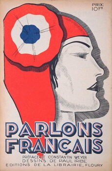 Obrazová reprodukce The Witness, caricature of Marianne, from 'Parlons Francais', 1st July 1934
