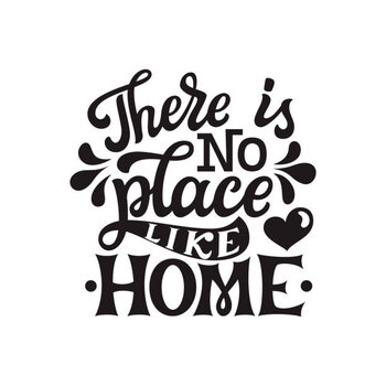 Illustrazione There is no place like home