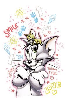 Umělecký tisk Tom a Jerry - Best Friends