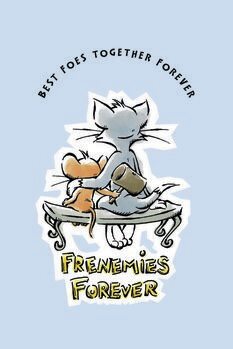 Art Poster Tom and Jerry - Frenemies Forever
