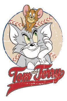 Druk artystyczny Tom & Jerry - Baseball
