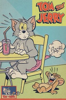 Druk artystyczny Tom & Jerry - Comics Cover
