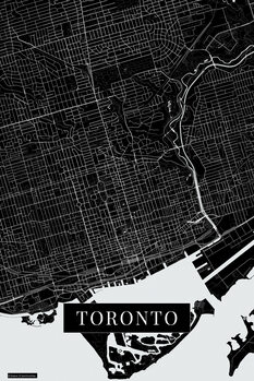 Mappa Toronto black