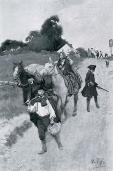 Konsttryck Tory Refugees on Their Way to Canada