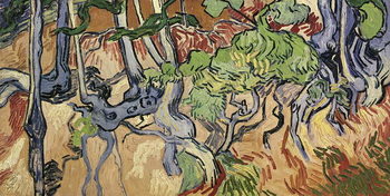 Художествено Изкуство Tree roots, 1890