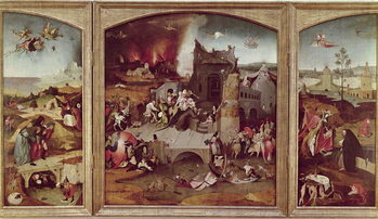 Reproduction de Tableau Triptych of the Temptation of St. Anthony
