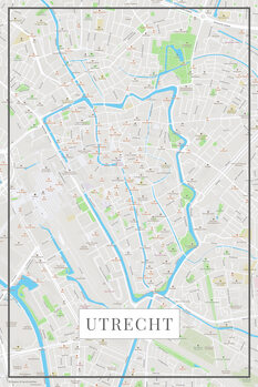 Mapa Utrecht color