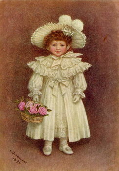 Reprodukcja 'Vera Evelyn Samuel', 1896 by Kate Greenaway