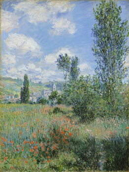 Stampa artistica View of Vetheuil, 1880