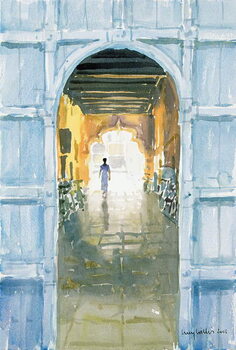 Konsttryck Walking Towards the Light, Cochin, 2002