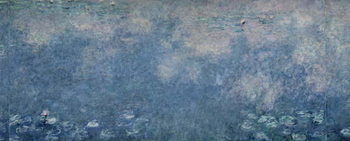 Obrazová reprodukce Waterlilies: Two Weeping Willows, centre right section