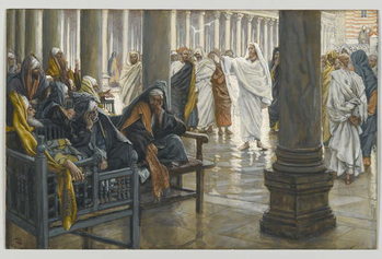 Reproducción de arte Woe unto You, Scribes and Pharisees, illustration from 'The Life of Our Lord Jesus Christ', 1886-94