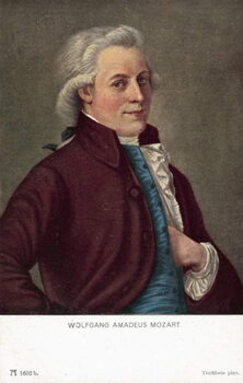 Kunstdruk Wolfgang Amadeus Mozart