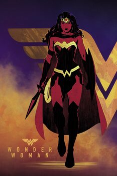 Umělecký tisk Wonder Woman - Amazon warrior