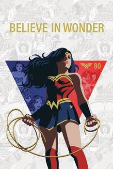 Kunsttryk Wonder Woman - Believe in Wonder