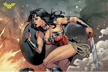 Art Poster Wonder Woman - Comics