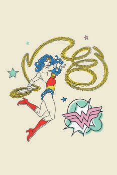 Művészi plakát Wonder Woman - Sketch art