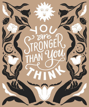 Ilustrace You are stronger than you think-