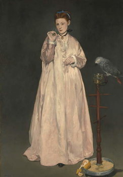 Reproduction de Tableau Young lady in 1866
