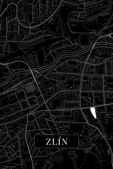 Mapa Zlin black