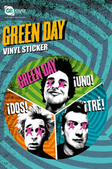 GREEN DAY - trio Autocolant