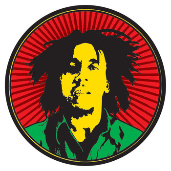 Autocollants BOB MARLEY - rastafari