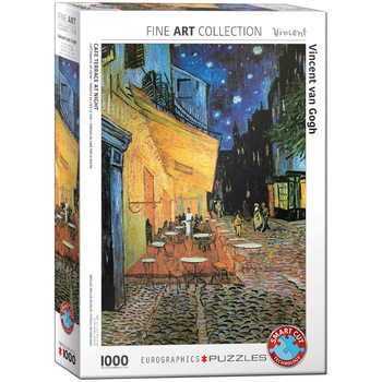 Puzzle Caf+ Terrace at Night
