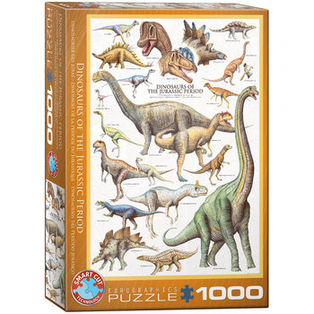 Puzzle Dinosaurs of Jurassic Period