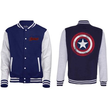 Ζακέτα  Avengers - Assemble Distressed Shield Varsity