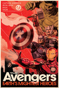 Αφίσα  Avengers - Golden Age Hero Propaganda