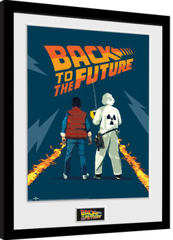 Ingelijste poster Back To The Future - Doc and Marty