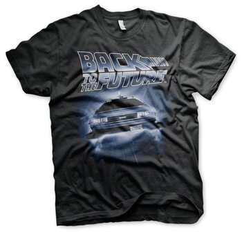 Tricou Back To The Future - Flying Delorean